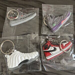 Sneaker Keychains Set of 4
